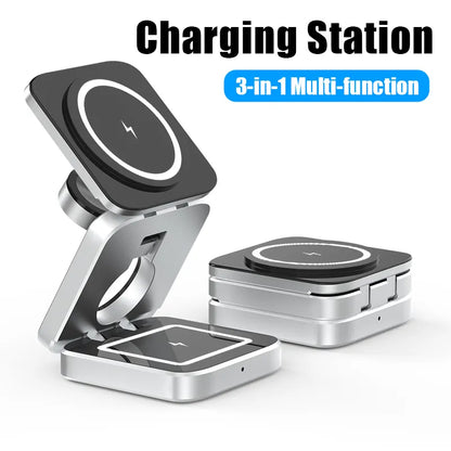 Portable 3-in-1 Wireless Charger™